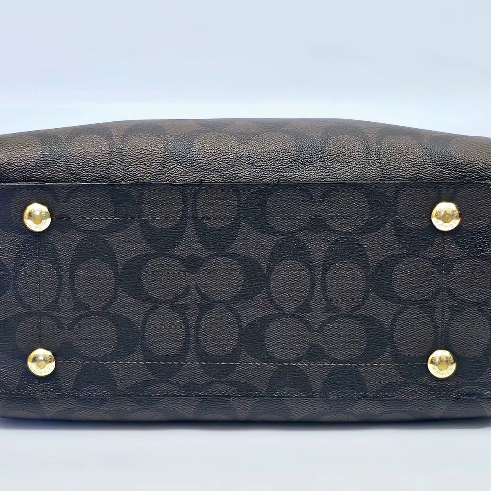 Coach Black and Brown Satchel - Picture 3 of 3